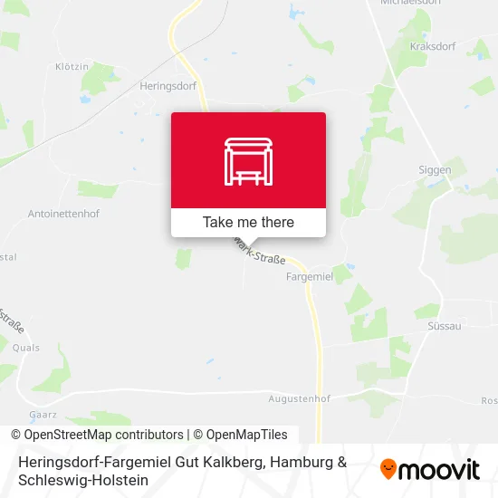 Карта Heringsdorf-Fargemiel Gut Kalkberg