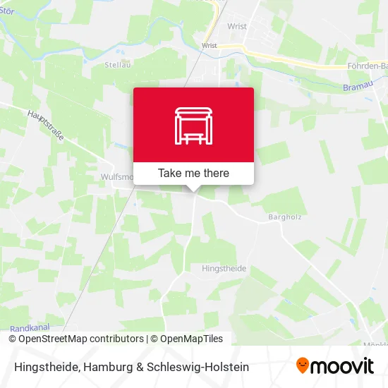Карта Hingstheide