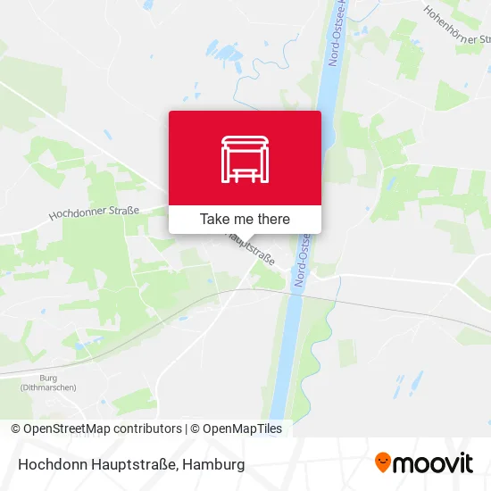 Карта Hochdonn Hauptstraße