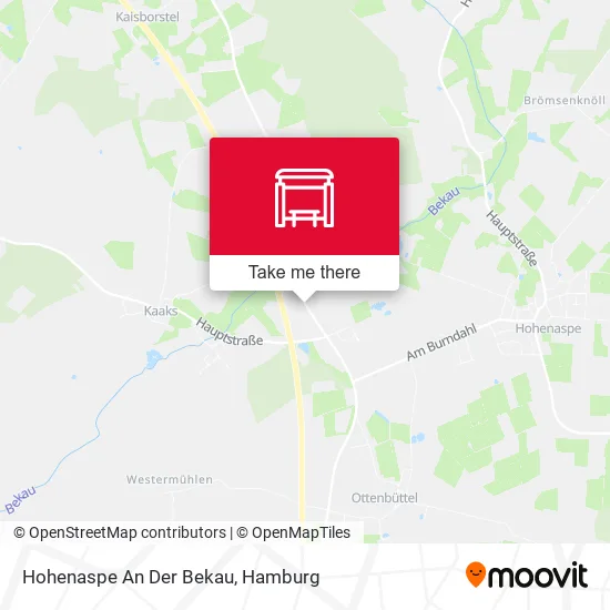 Карта Hohenaspe An Der Bekau