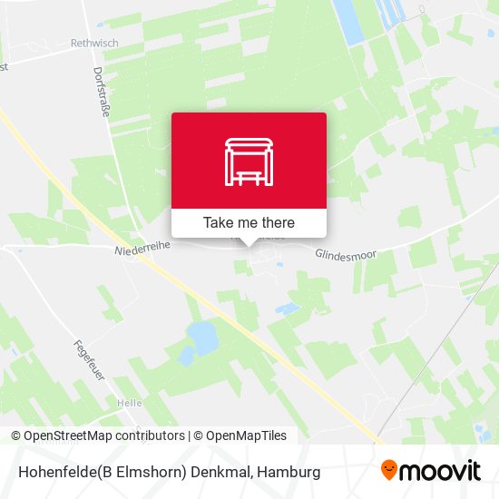Hohenfelde(B Elmshorn) Denkmal map