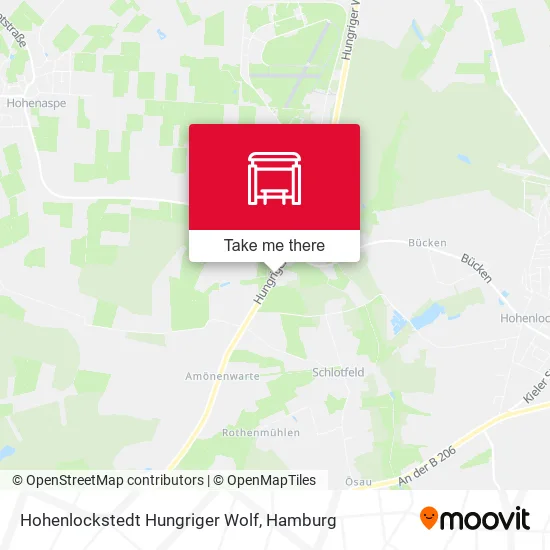Карта Hohenlockstedt Hungriger Wolf