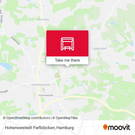 Hohenwestedt Fiefblöcken map