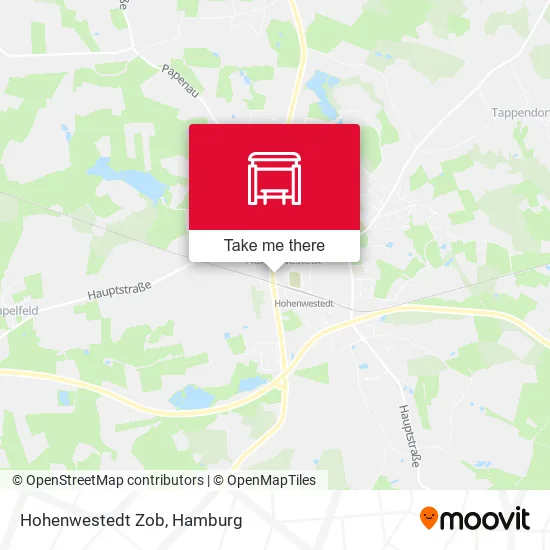 Карта Hohenwestedt Zob