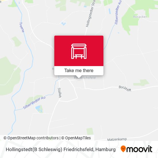 Hollingstedt(B Schleswig) Friedrichsfeld map