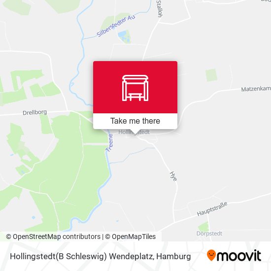 Hollingstedt(B Schleswig) Wendeplatz map