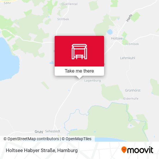 Holtsee Habyer Straße map