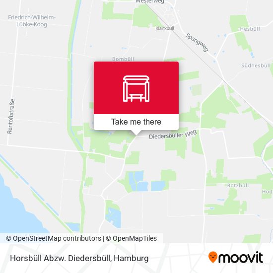 Horsbüll Abzw. Diedersbüll map