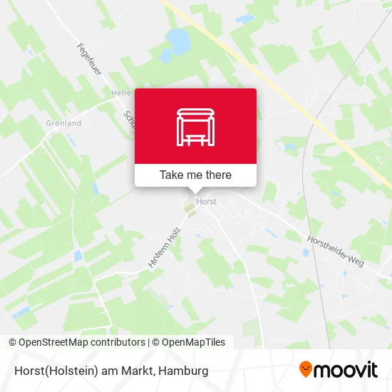 Карта Horst(Holstein) am Markt