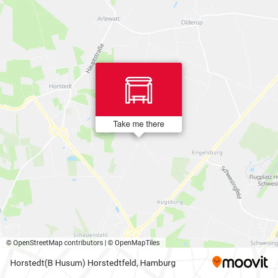 Карта Horstedt(B Husum) Horstedtfeld