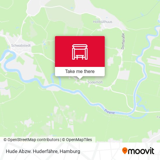 Hude Abzw. Huderfähre map