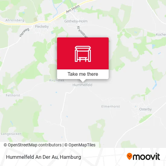 Карта Hummelfeld An Der Au