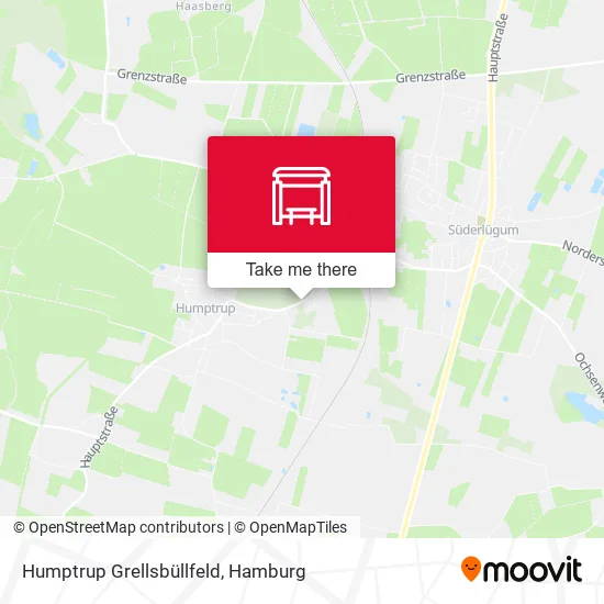 Карта Humptrup Grellsbüllfeld