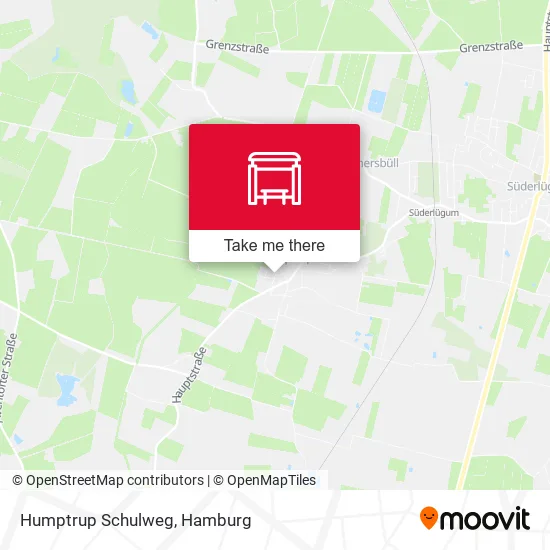 Карта Humptrup Schulweg