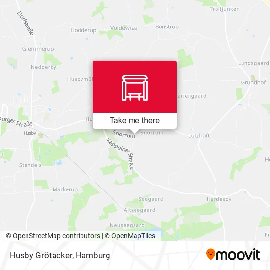 Карта Husby Grötacker