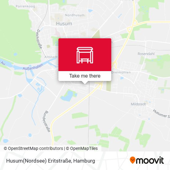 Husum(Nordsee) Eritstraße map