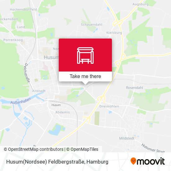 Husum(Nordsee) Feldbergstraße map