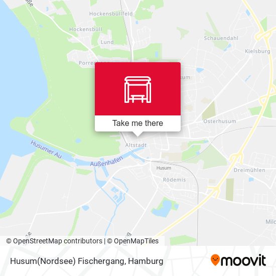 Husum(Nordsee) Fischergang map