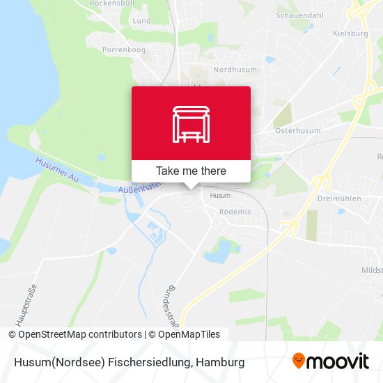 Husum(Nordsee) Fischersiedlung map