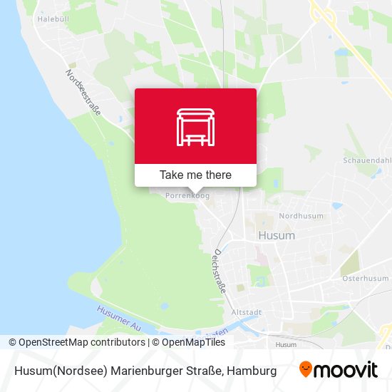 Husum(Nordsee) Marienburger Straße map