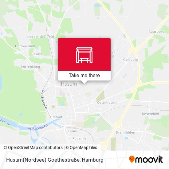 Husum(Nordsee) Goethestraße map