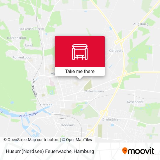 Husum(Nordsee) Feuerwache map