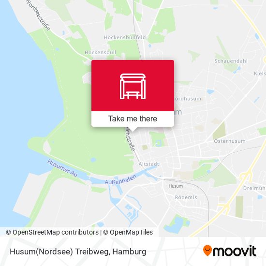 Husum(Nordsee) Treibweg map