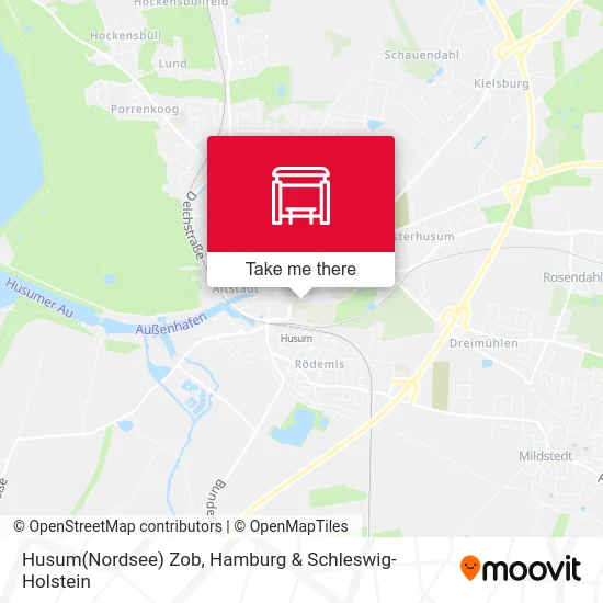 Карта Husum(Nordsee) Zob