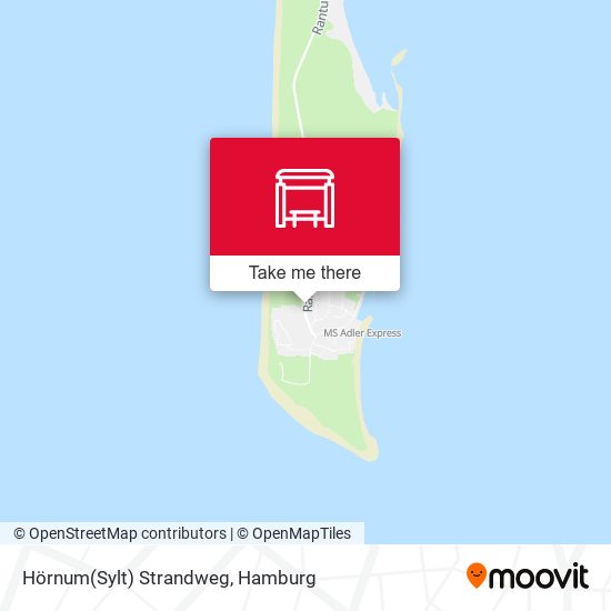 Hörnum(Sylt) Strandweg map