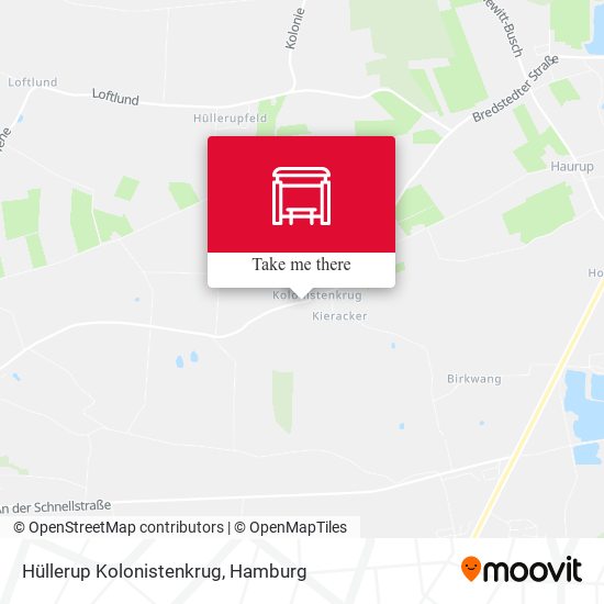 Hüllerup Kolonistenkrug map