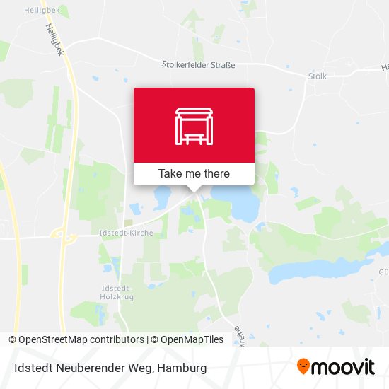 Idstedt Neuberender Weg map