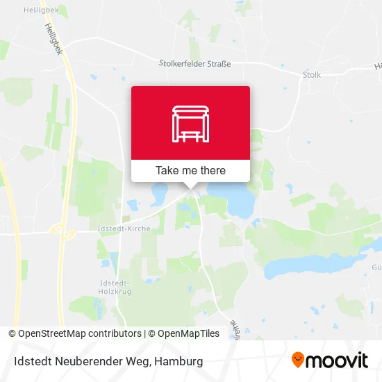 Карта Idstedt Neuberender Weg