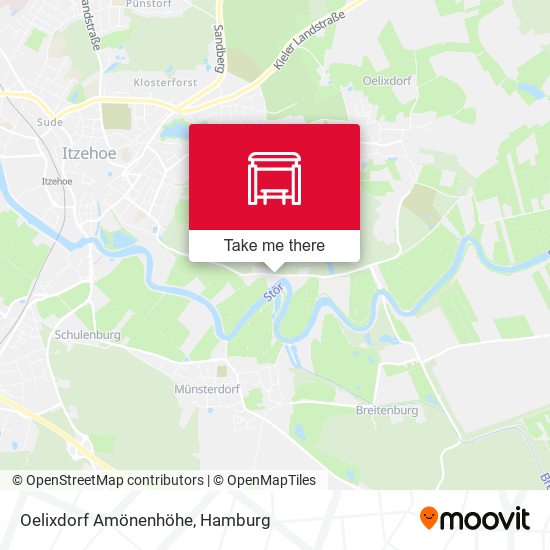 Oelixdorf Amönenhöhe map