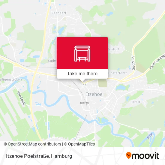 Карта Itzehoe Poelstraße