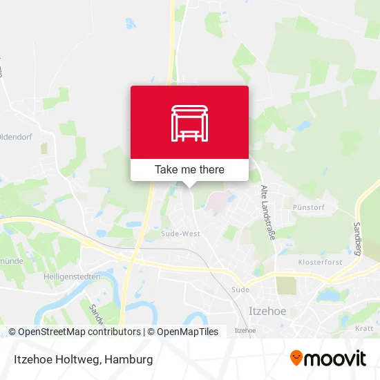 Карта Itzehoe Holtweg