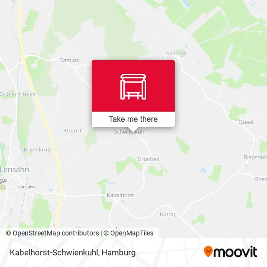 Карта Kabelhorst-Schwienkuhl