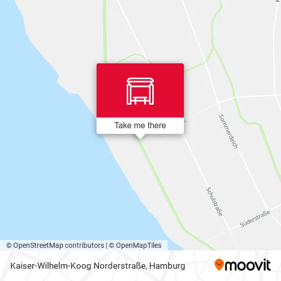 Карта Kaiser-Wilhelm-Koog Norderstraße