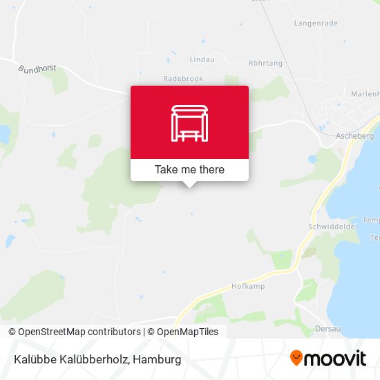 Kalübbe Kalübberholz map