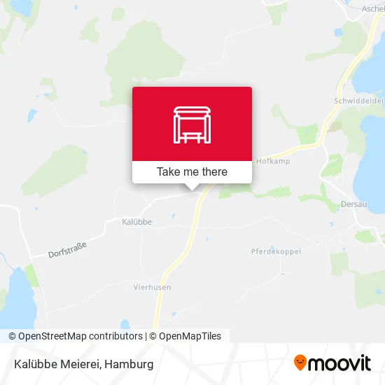 Карта Kalübbe Meierei