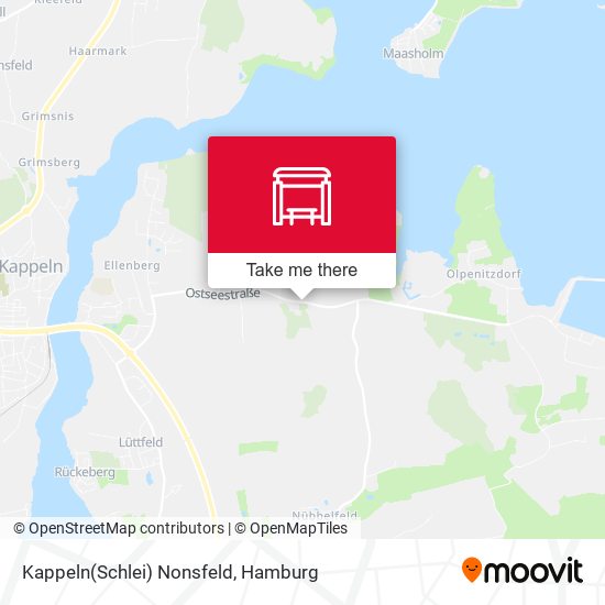 Kappeln(Schlei) Nonsfeld map