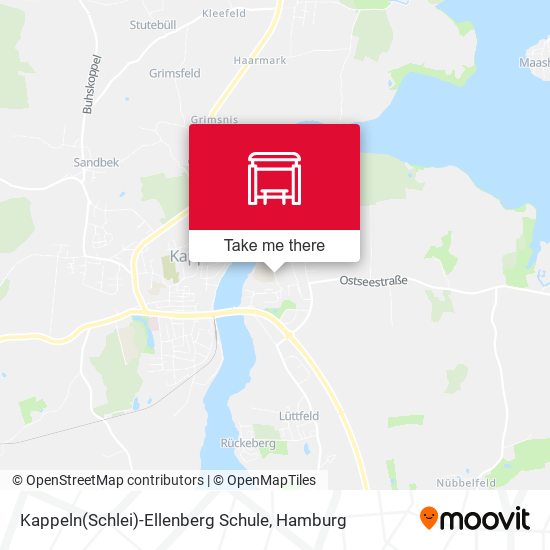 Карта Kappeln(Schlei)-Ellenberg Schule