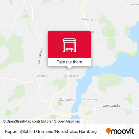 Kappeln(Schlei) Grimsnis / Nordstraße map