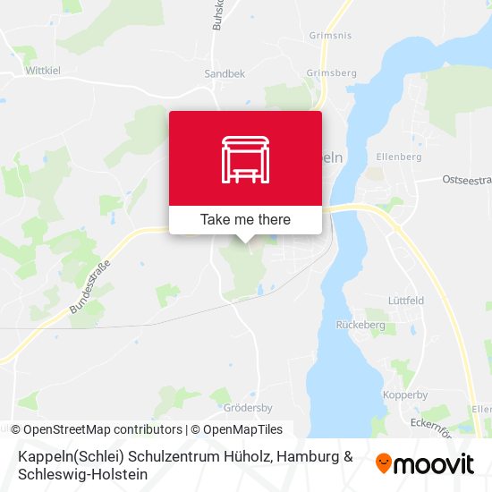 Kappeln(Schlei) Schulzentrum Hüholz map