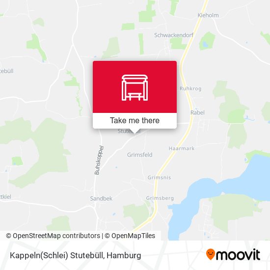 Kappeln(Schlei) Stutebüll map
