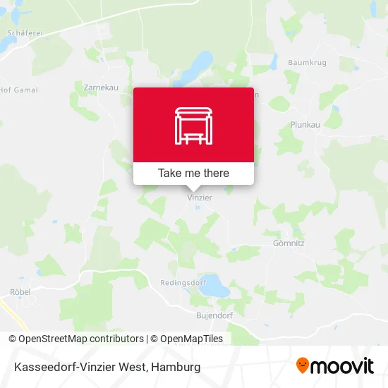 Карта Kasseedorf-Vinzier West