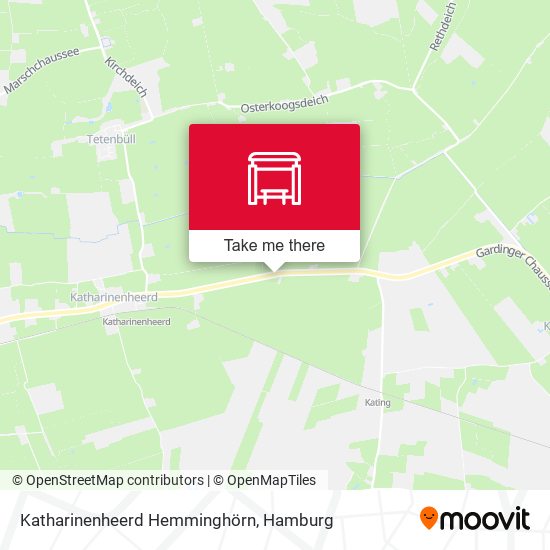 Katharinenheerd Hemminghörn map