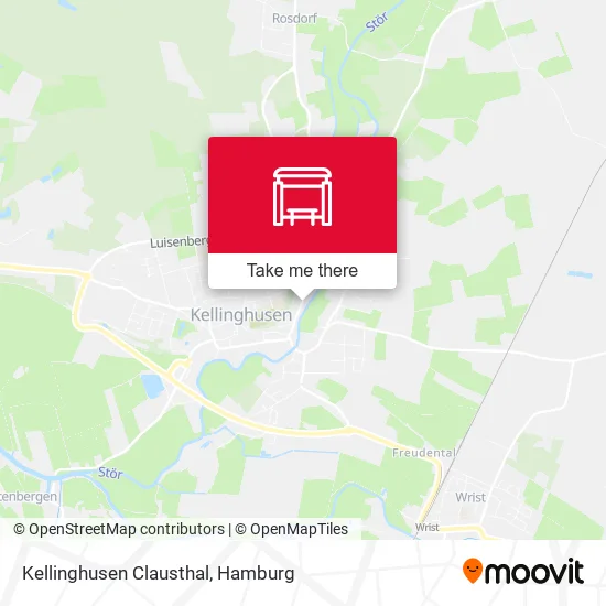 Карта Kellinghusen Clausthal