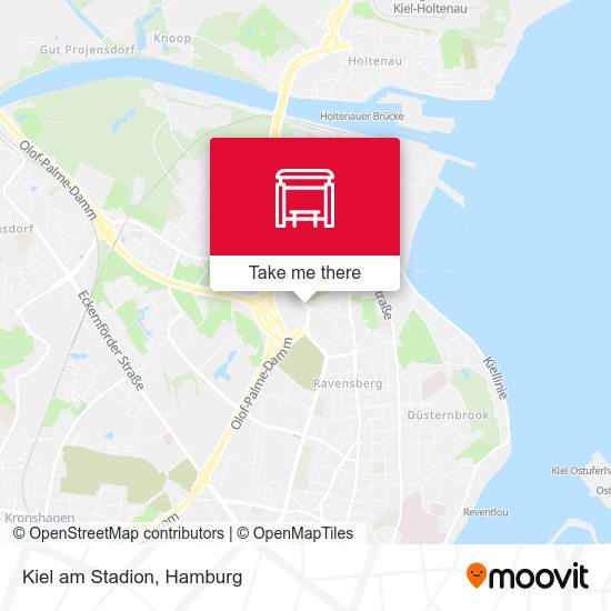 Kiel am Stadion map