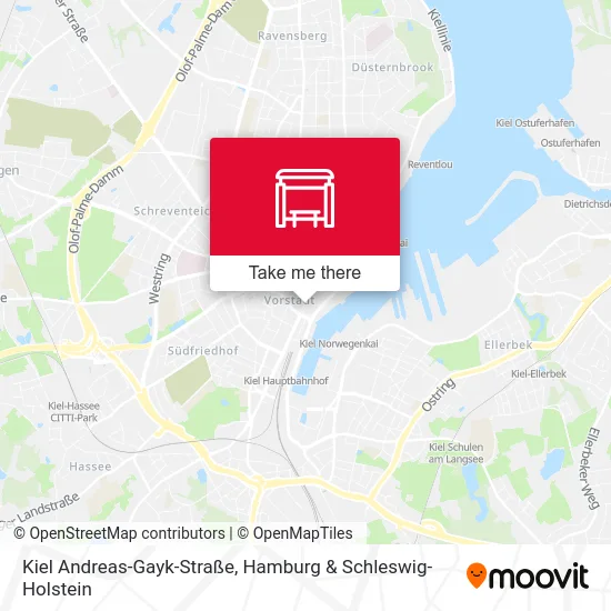 Карта Kiel Andreas-Gayk-Straße