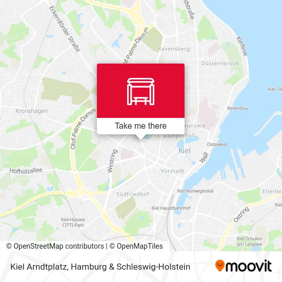 Kiel Arndtplatz map